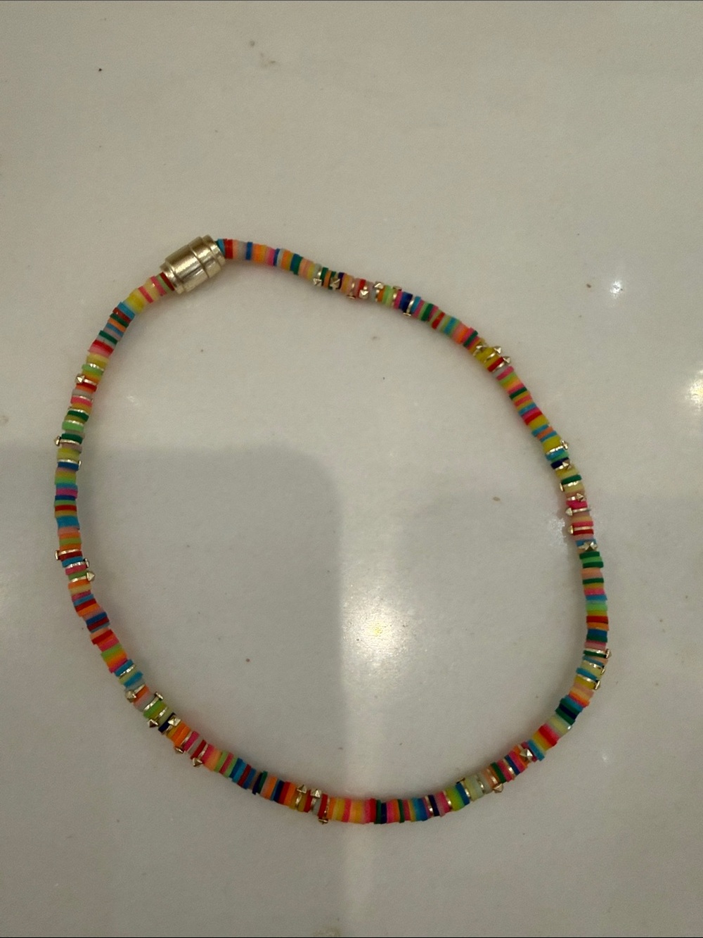 Kendra Scott Multicolor Beaded Necklace with Gold Accents
